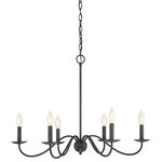 Trade Winds Lighting - Trade Winds Lighting 6-Light Chandelier In Aged Iron - This 6-Light Chandelier From Trade Winds Lighting Comes In A Aged Iron Finish. It Measures 22" High X 30" Long X 30" Wide. This Light Uses 6 Candelabra Bulb(S). Dry Rated. Can Be Used In Dry Environments Like Living Rooms Or Bedrooms.  This light requires 6 , 60W Watt Bulbs (Not Included) UL Certified.