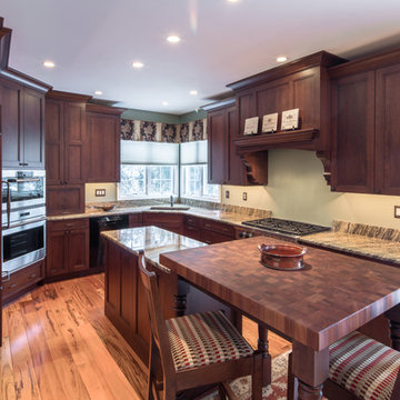 Malvern, PA Dark Cherry Kitchen Remodel