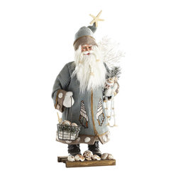 SEASIDE SANTA - NEW - Holiday Accents And Figurines