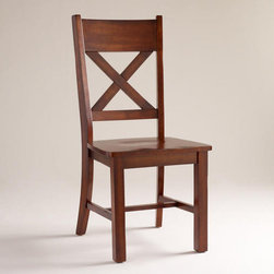 Mahogany Verona Side Chairs, Set of 2 - Dining Chairs