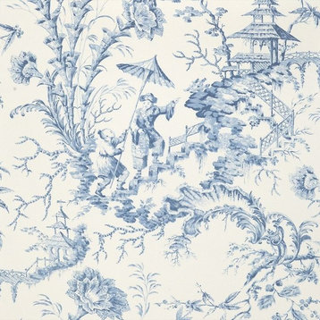 Pillement Toile, China Blue