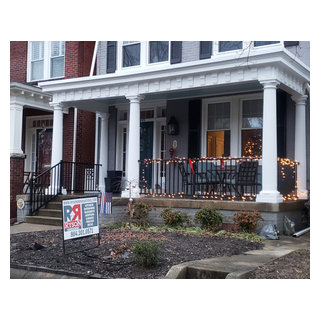 Historic Front Porch Recreation - Richmond VA - Traditional - Porch ...