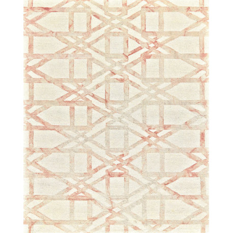 Weave & Wander Marengo Rug, Blush, 5'x8'