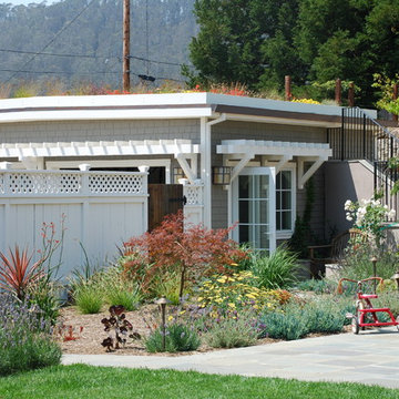 Green Roof Garage for Growing Family