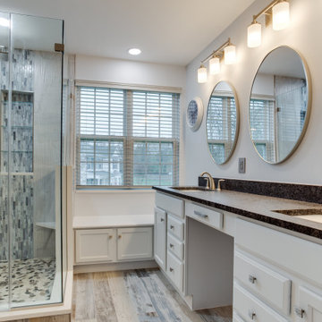 Transitional Primary Bathroom Design Mechanicsville, MD