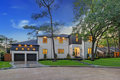 Photo of a contemporary exterior in Houston.