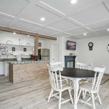 Ugly Garage/Playroom turns into a cozy In-Law