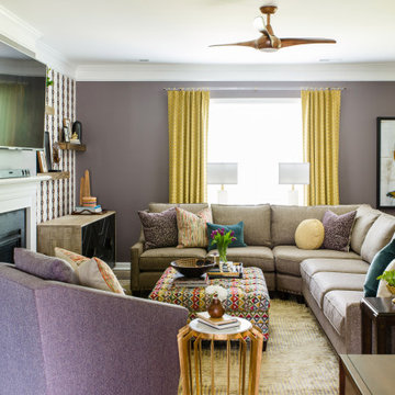 Colorful and Cozy Charlotte Living