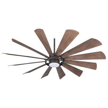 Minka Aire Windmolen 65" LED Indoor/Outdoor Oil Rubbed Bronze Smart Ceiling Fan