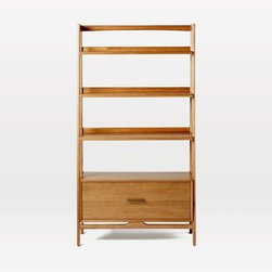 Mid-Century Bookshelf - Tall Wide - Bookcases