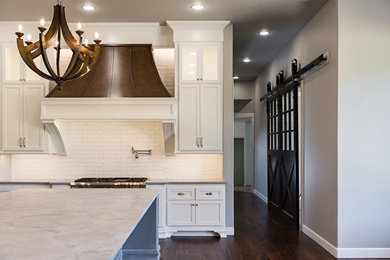 Inspiration for a transitional home design remodel in Oklahoma City