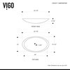 VIGO Wisteria Handmade Matte Stone Vessel Sink Set With Vessel Faucet