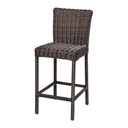 Venice TKC205b Barstool with Back - Outdoor Bar Stools And Counter Stools