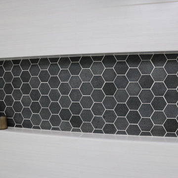 Masculine Master and Guest Bathroom
