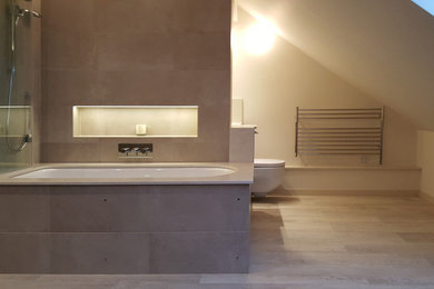 Contemporary bathroom in London.