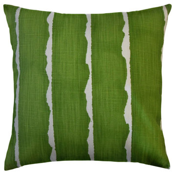 The Pillow Collection Green Dandrea Throw Pillow, 20"