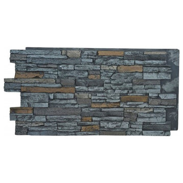 Faux Stone Wall Panel - ALPINE, Eclipse, 24in X 48in Wall Panel