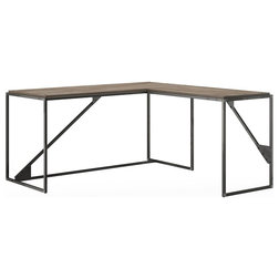 Industrial Desks And Hutches by Homesquare