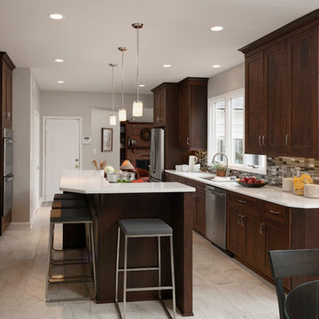 Modified galley kitchen