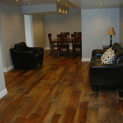 8" Barnwood Hickory Handscraped - Hardwood Flooring