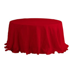 COLORED BURLAP TABLECLOTH - NEW - Products