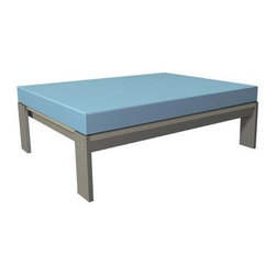 Luma Modern Ottoman By Modern Outdoor - Footstools And Ottomans