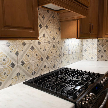 Kitchen Backsplash -. Tile & Installation by Exact Tile Inc