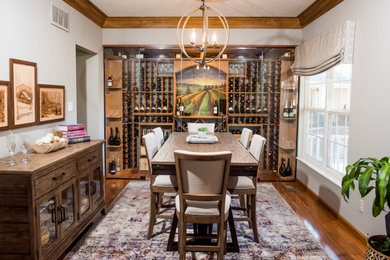 Photo of a transitional dining room in St Louis.