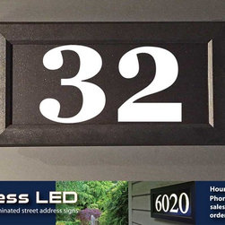 Address LED - illuminated house numbers - House Numbers