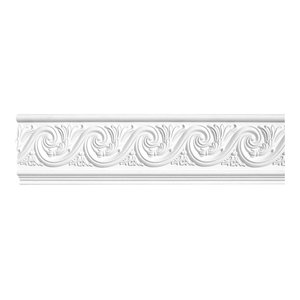 3 1//2H x 1P x 94 1//2L Munich Dentil Chair Rail Moulding 2-Pack
