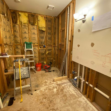 Master Bathroom Remodeled With Stand Alone Tub, Standing Shower, Warrenton VA