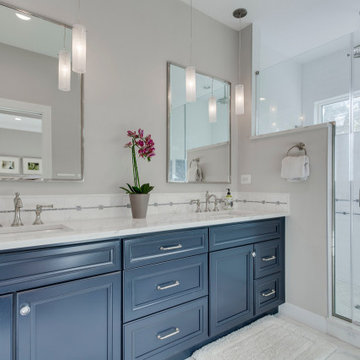Contemporary Clean: Custom Built-In Brilliance in Bethesda, MD
