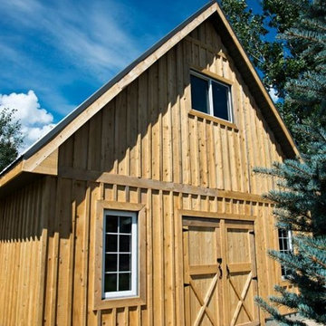 Garage with loft