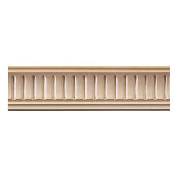 Inviting Home Inc. - Lowell Carved Crown Molding, Small, Maple Wood - Molding And Trim