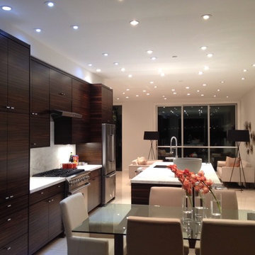 Fumed Eucalyptus Kitchen