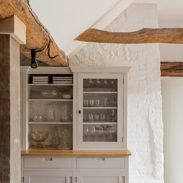 shaker kitchen in limed oak
