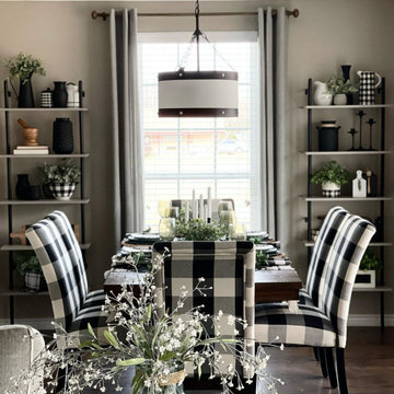 Dining Room Decor & Lighting Ideas - Modern Farmhouse Dining Room
