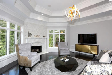 Living room photo in DC Metro