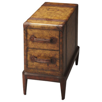 Butler Columbus Old World Map Chairside Table 2834070