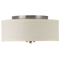 Inspire 2-Light Flush Mount, Brushed Nickel