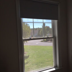 BEFORE -Roller Shades in Avon, Connectiut - Window Treatments