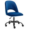 Alby Office Chair, Blue With Black Base