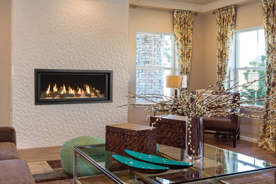 Transitional home design photo in New York