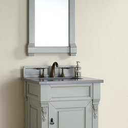 http://www.listvanities.com/abstron-26-inch-grey-finish-single-sink-bathroom-van - Bathroom Vanities And Sink Consoles