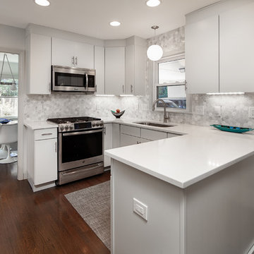 Kitchen in white