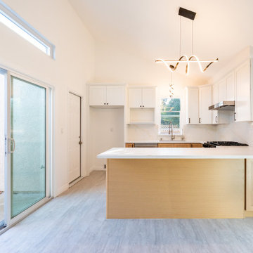 Bright Transitional Kitchen with Clean Lines and Warm Wood Contrast | Premium RT
