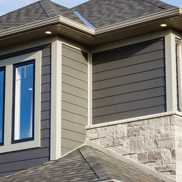 Modern Home with Clapboard Siding in Waterloo, CND