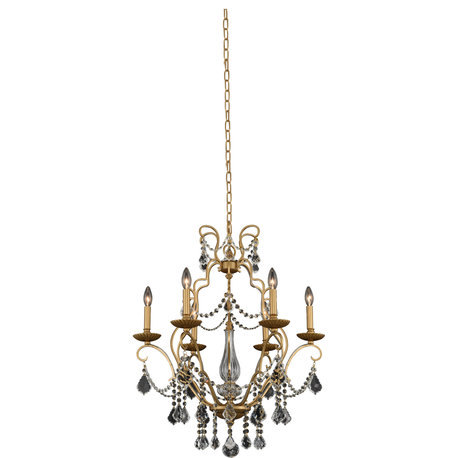 Elise 26x33" 6-Light Modern Classics Chandelier by Allegri