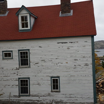 Historical restoration on house in Brigus