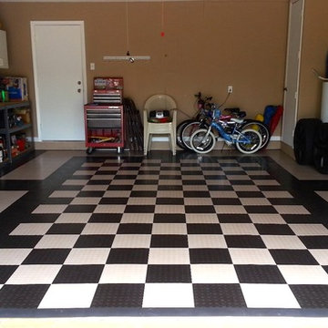 RaceDeck® Garage Flooring System For This Cool Home Garage - GTR